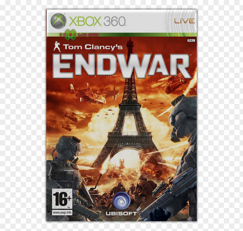 Xbox Tom Clancy's EndWar 360 Video Game One Computer Software PNG