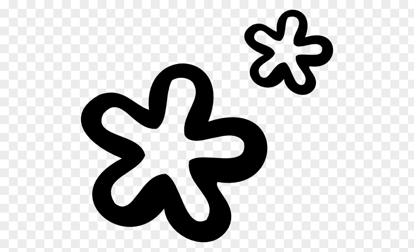 Black And White Symbol Body Jewelry PNG