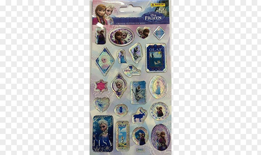 Frozen Party Panini Group Sticker Plastic Film Series The Walt Disney Company PNG