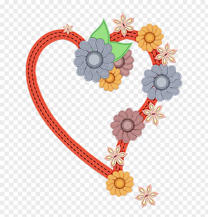 Hair Accessory Visual Arts Heart Flower Plant PNG