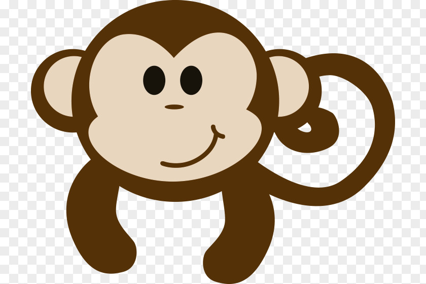 Baby Monkey Primate Mammal Animal Clip Art PNG