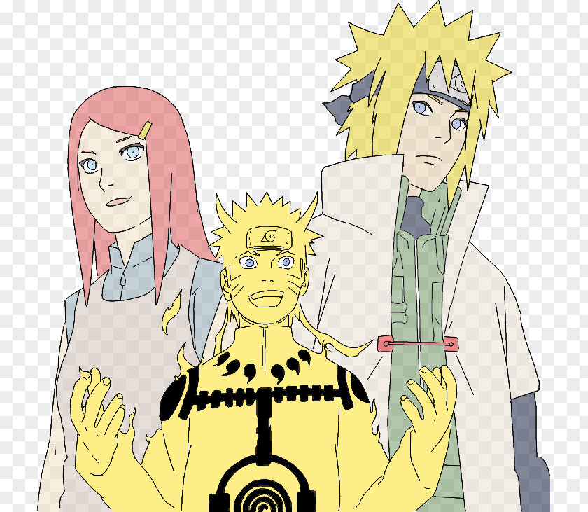 Naruto Uzumaki Kushina Minato Namikaze Might Guy PNG