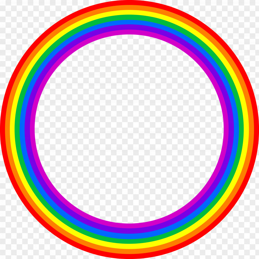 Rainbow Border Cliparts Vancouver Canucks Circle Area PNG