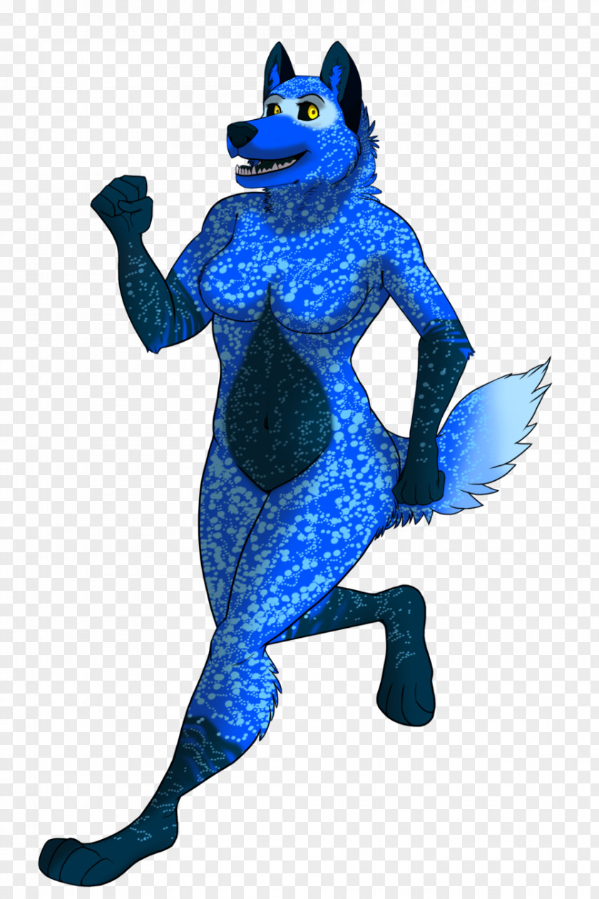 Skynight Cobalt Blue Costume Mascot Character PNG