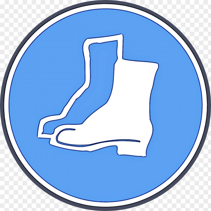 Symbol Thumb Footwear Blue Shoe Electric Finger PNG