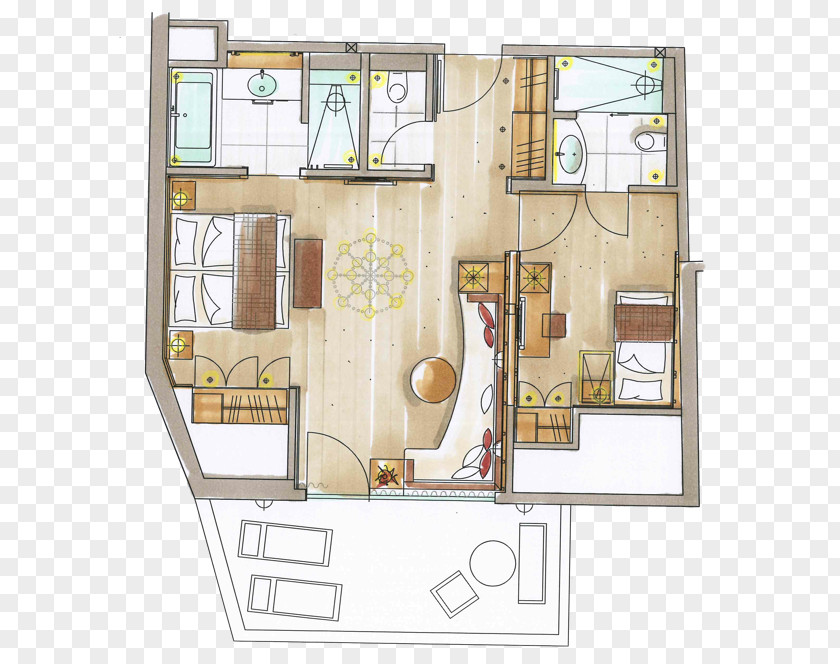 Window Floor Plan Furniture Property PNG