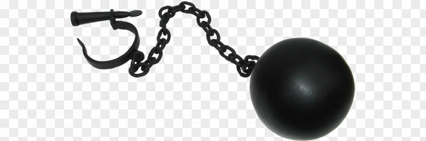 Chain Ball And Shackle Cast Iron PNG
