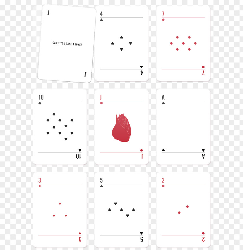 Deck Of Card Symbols Paper Pattern PNG