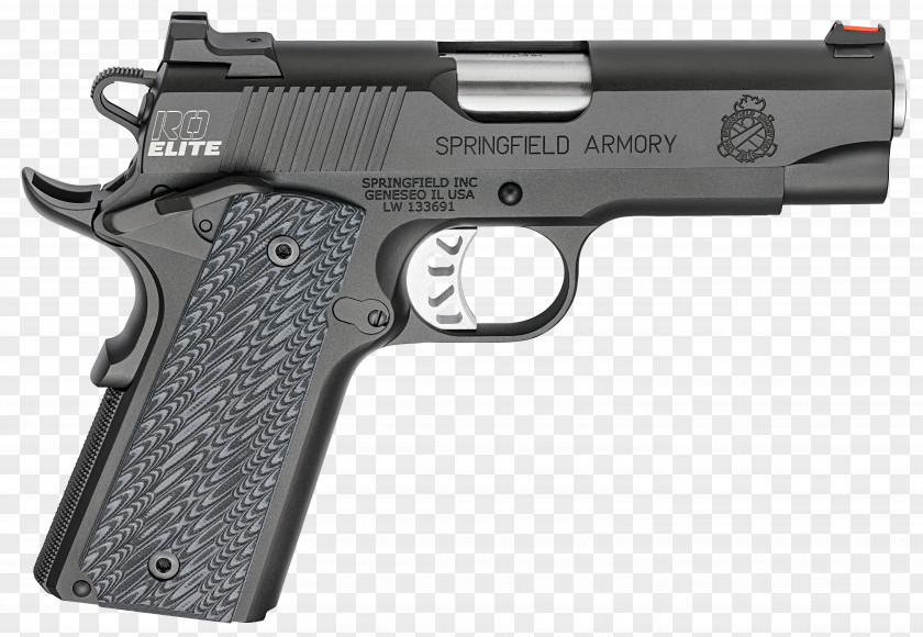 Handgun Springfield Armory Firearm Pistol .45 ACP PNG