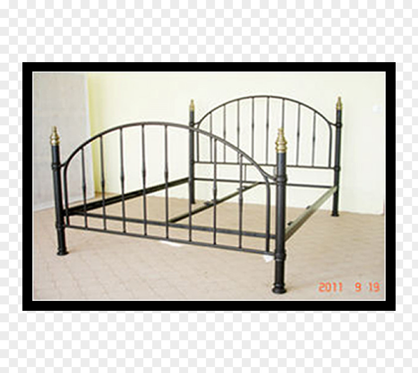 King Size Bed Frame Fence Handrail Studio Apartment PNG
