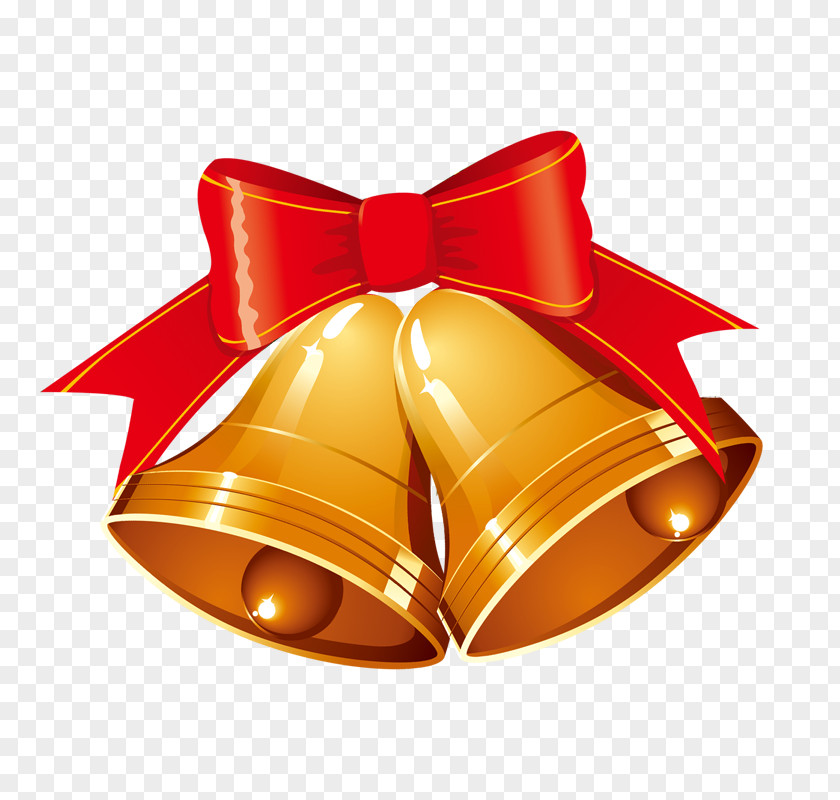 Lucky Bell Jingle Christmas Clip Art PNG