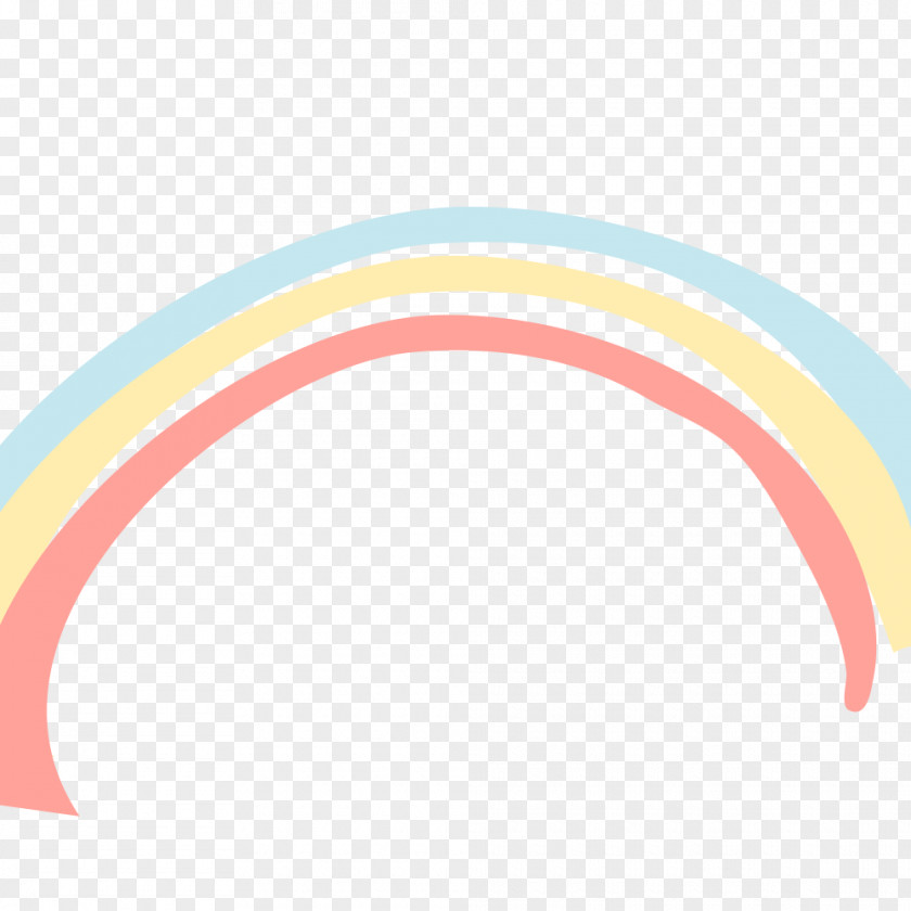 Rainbow Arc Ribbon PNG