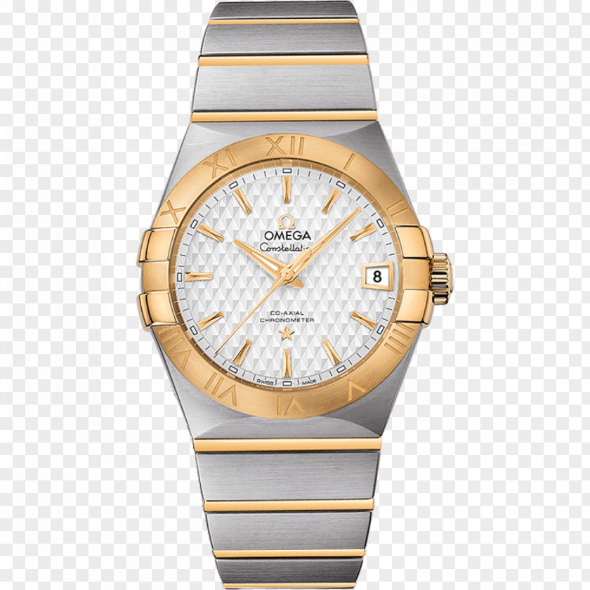 Watch Omega SA Constellation Chronometer Coaxial Escapement PNG