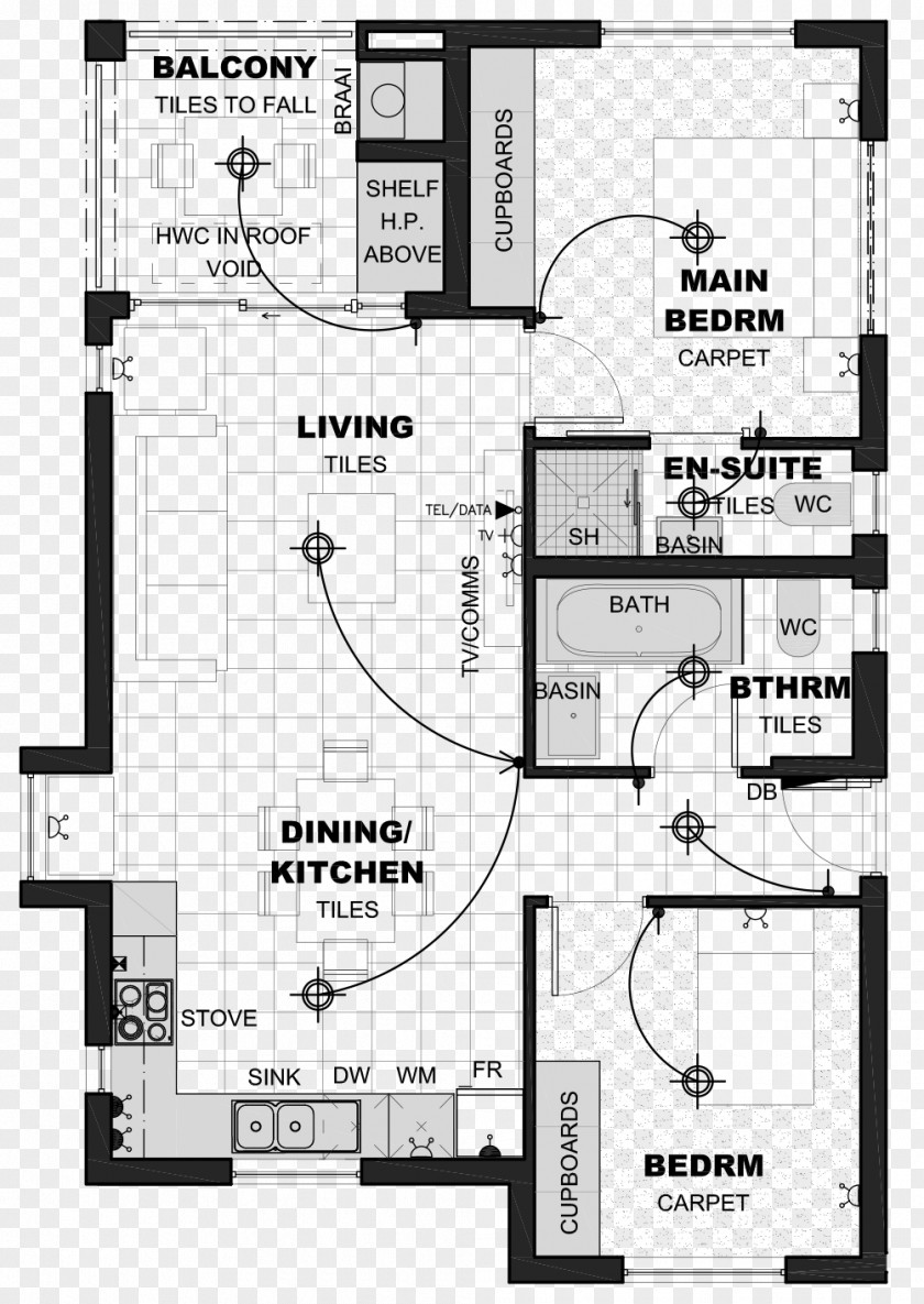 Building Floor Plan Site Burgundy Estate PNG