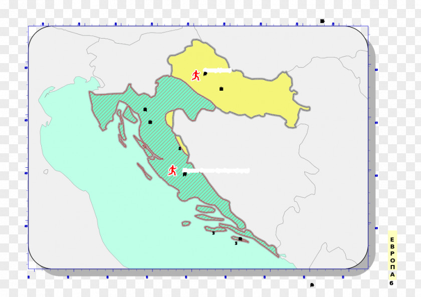 Map Adriatic Croatia Counties Of Second PNG