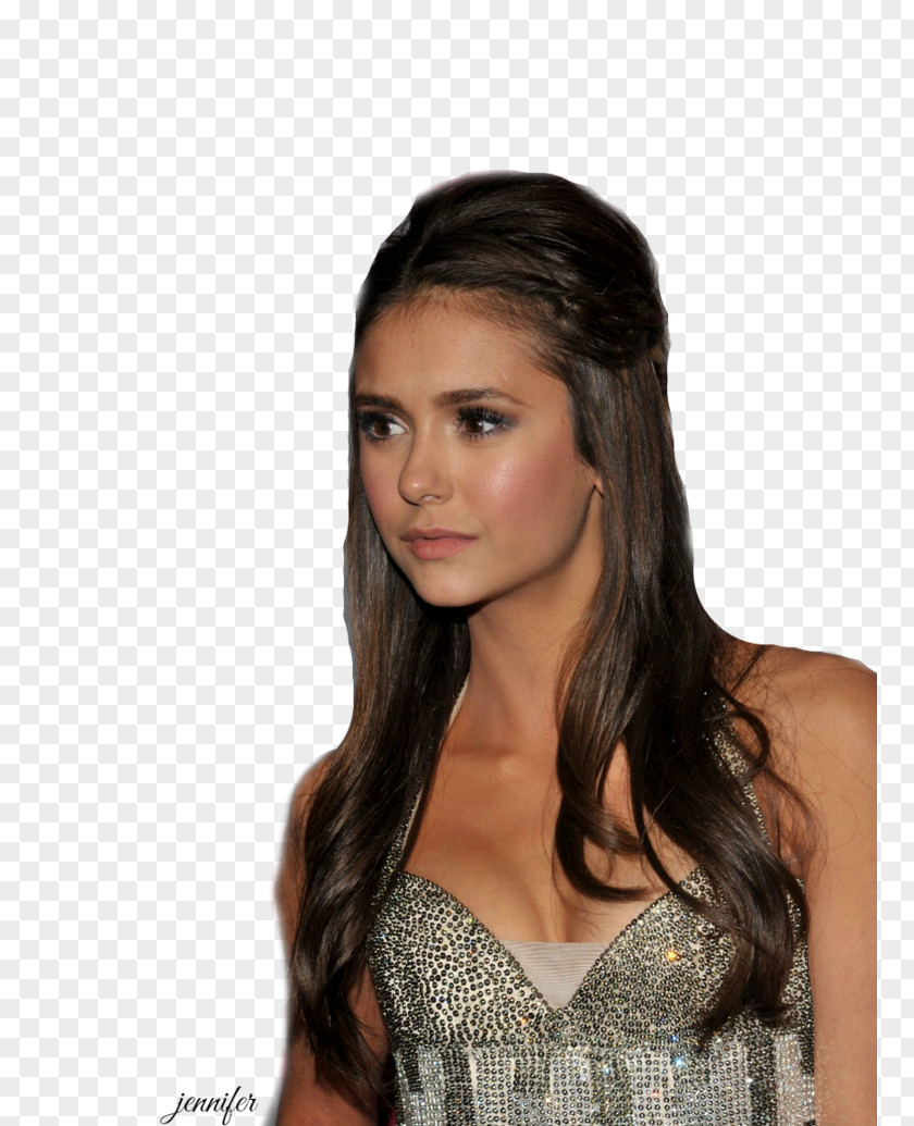 Nina Dobrev Hairstyle Model Hair Coloring PNG