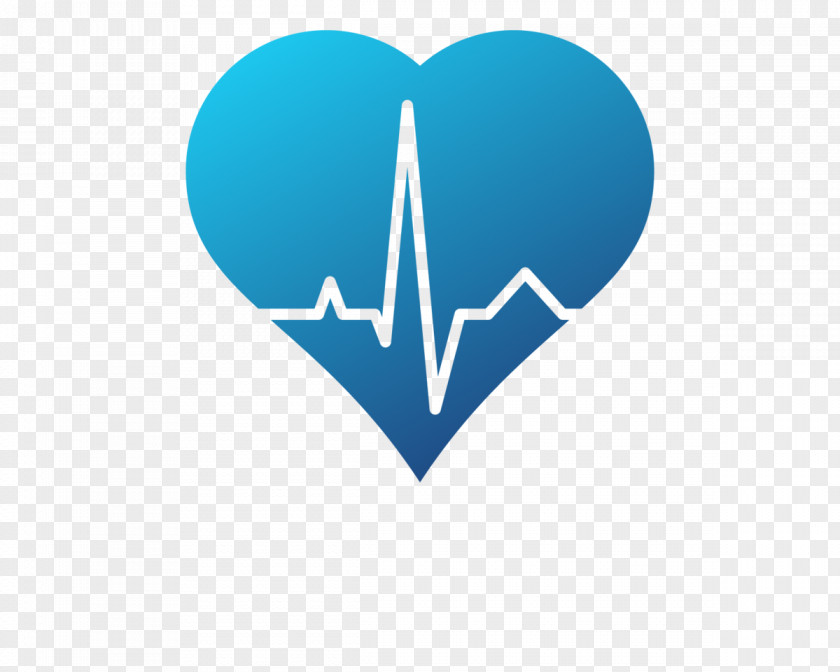 Symbol Electric Blue Heart Banner PNG