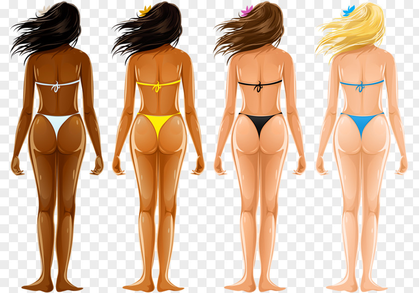 Euclidean Human Skin Color Bikini PNG skin color Bikini, girls clipart PNG