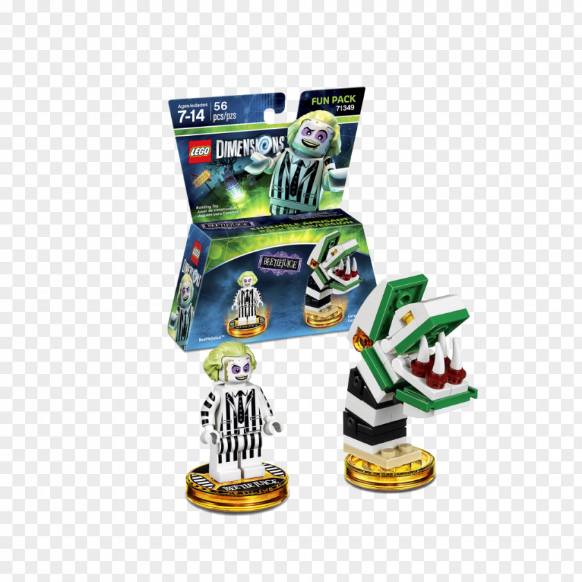 Lego Dimensions Beetlejuice Toy Video Game PNG