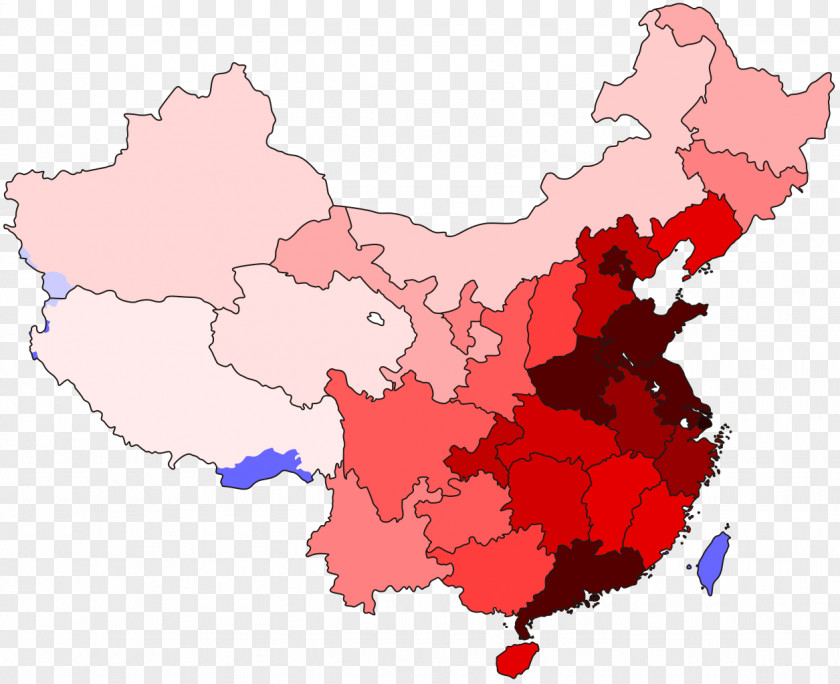 Population Manchuria China Proper World Map Density PNG