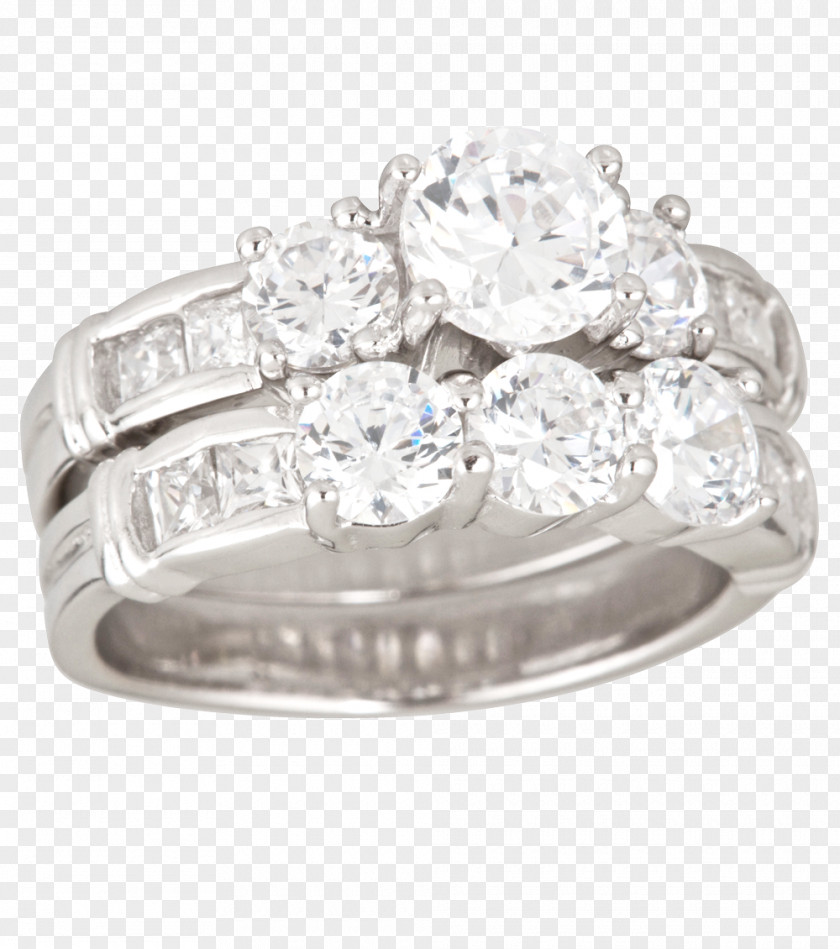 Silver Wedding Rings Photo Ring Engagement Jewellery PNG