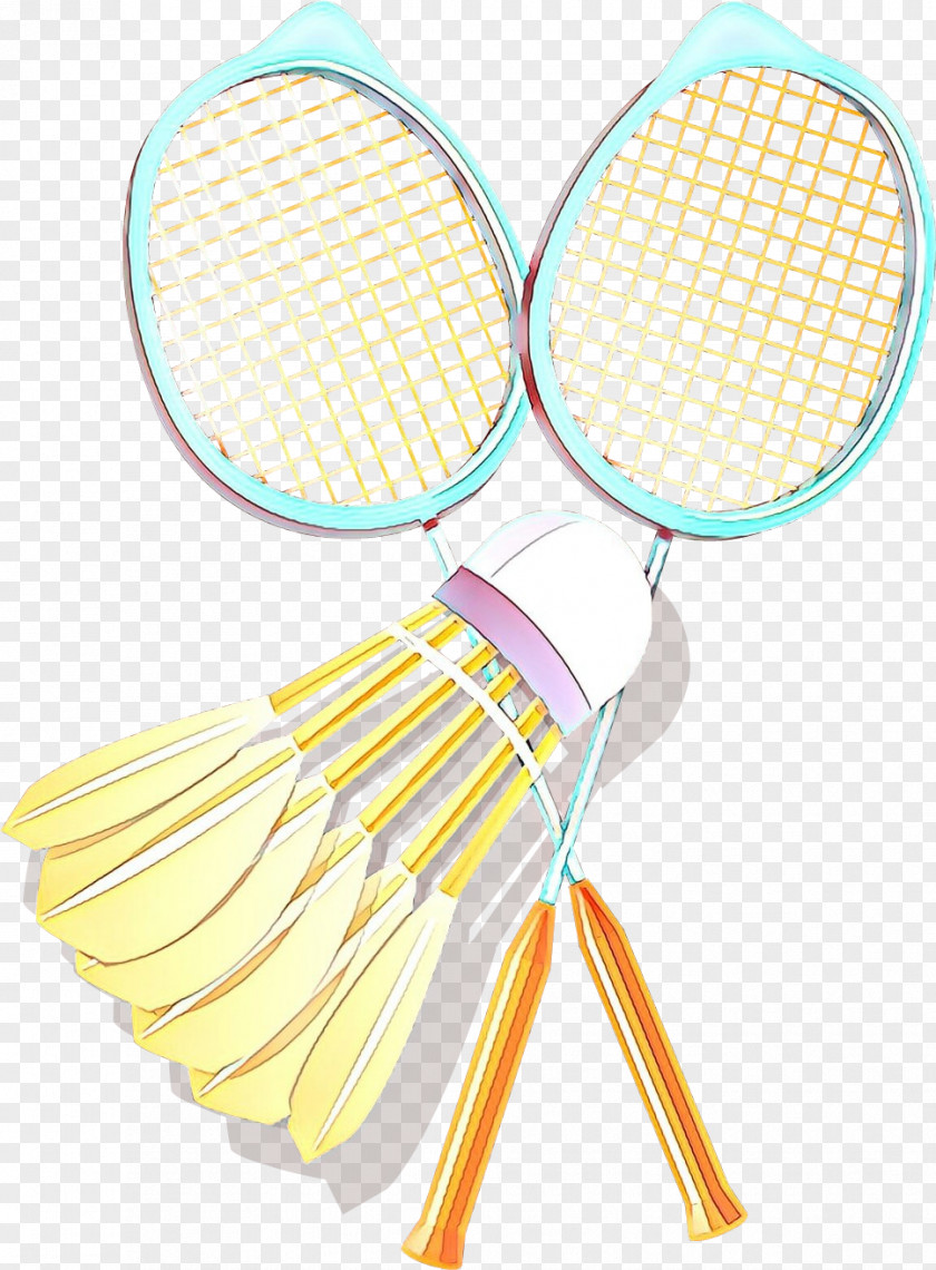 Speed Badminton Tennis Racket Cartoon PNG