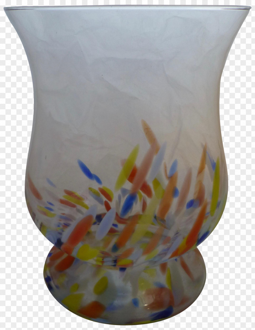 Vase Bohemian Glass 1960s Table-glass PNG
