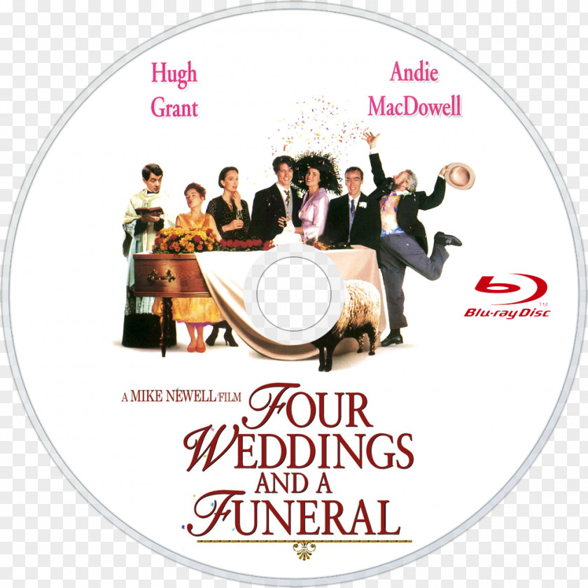 Bluray Disc Romantic Comedy Romance Film Four Weddings And A Funeral PNG
