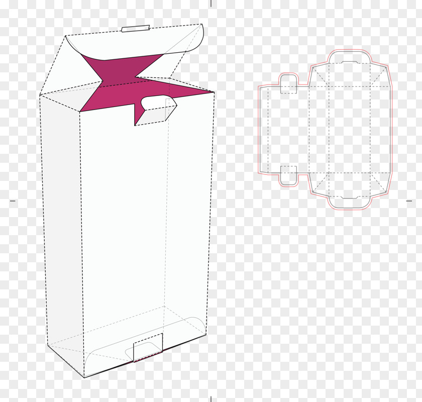 Box Model Paper Angle Pattern PNG