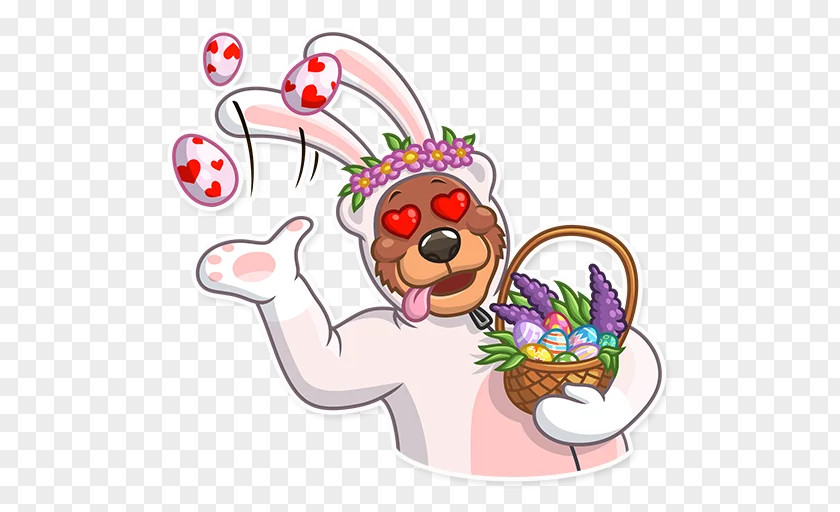 Easter Bear? Clip Art Sticker Telegram PNG