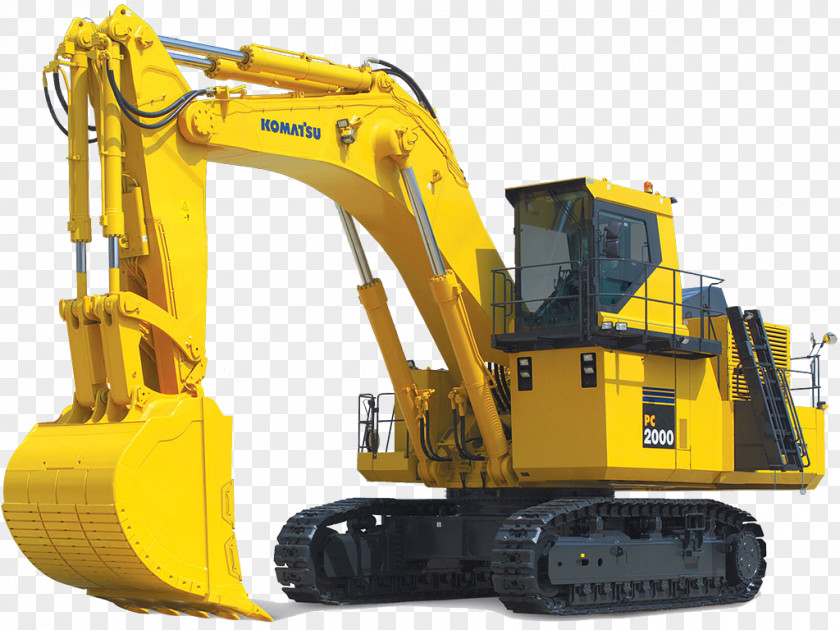 Excavator Komatsu Limited Europe International Heavy Machinery Mining PNG