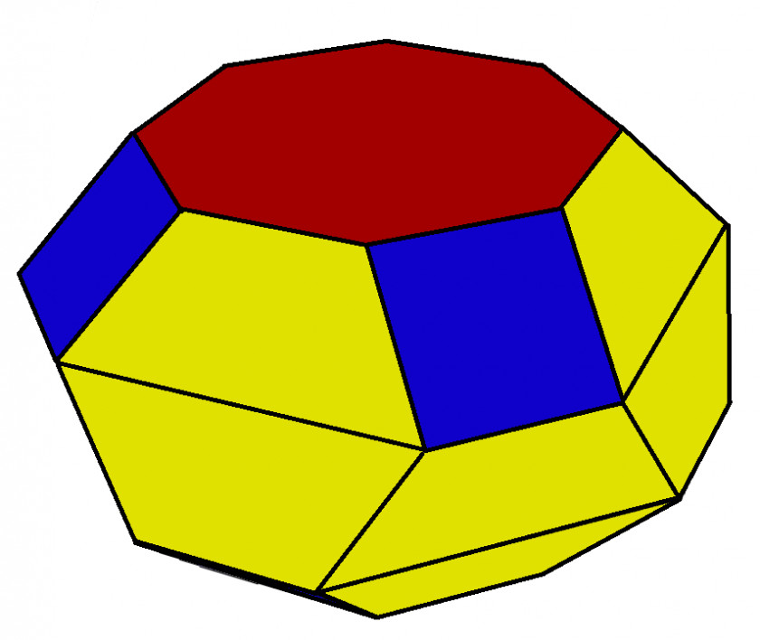 Face Truncated Square Antiprism Truncation PNG