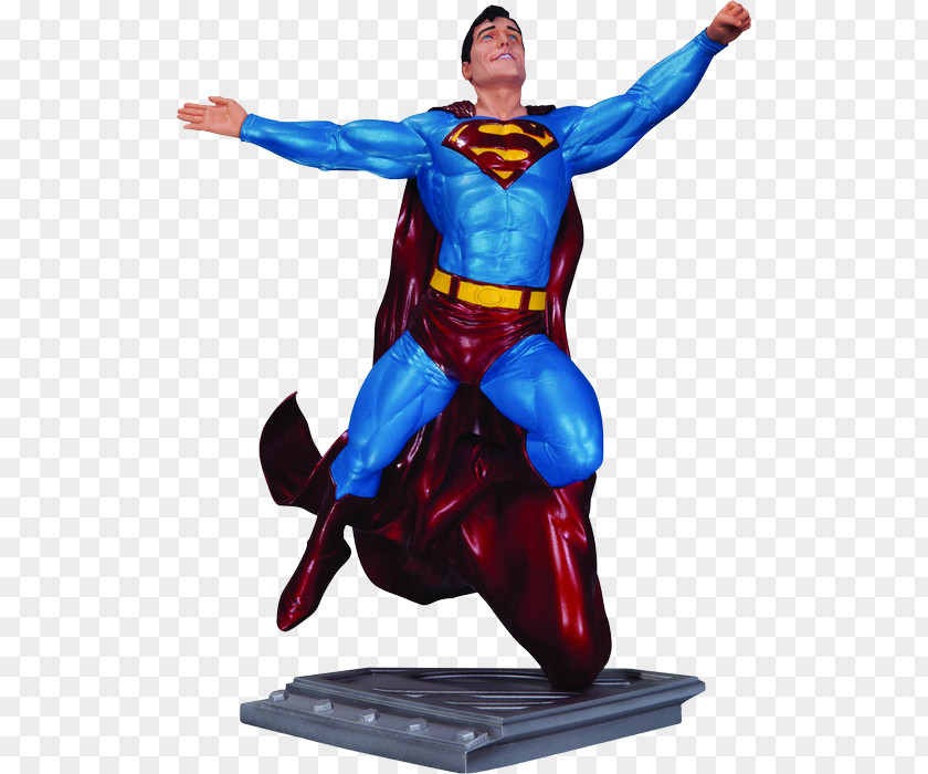 Superman Statue Artist The Man Of Steel DC Comics PNG