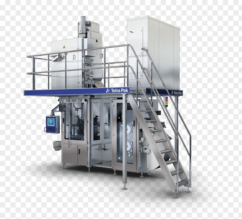 Tetra Pak Machine Bakery Packaging And Labeling Food Industry PNG