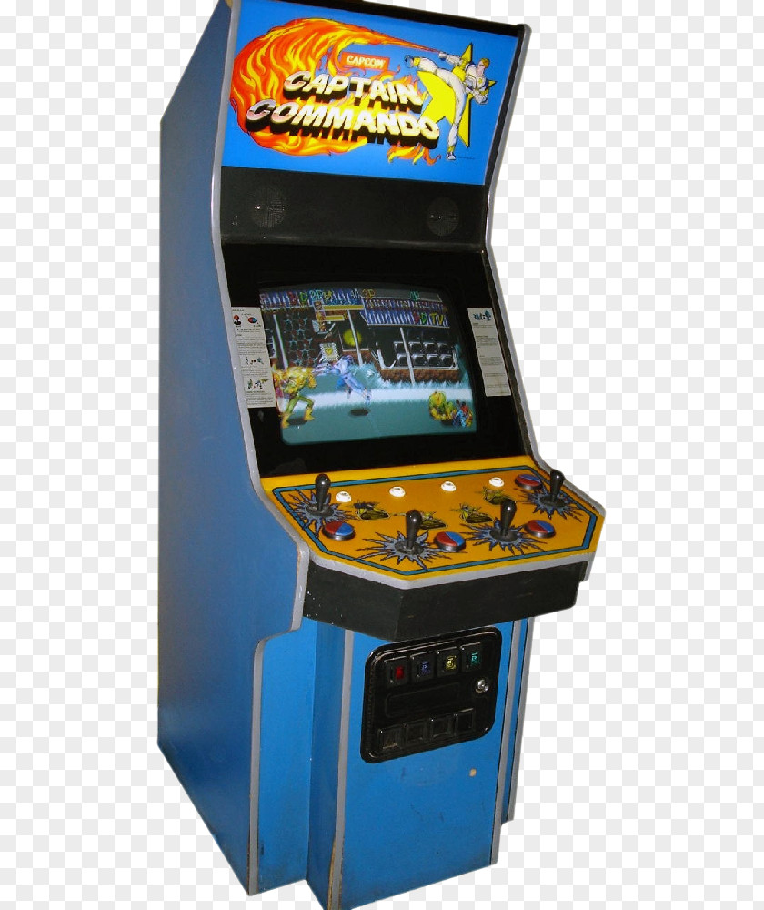 Arcade Cabinet Captain Commando Cadillacs And Dinosaurs Game Super Contra PNG