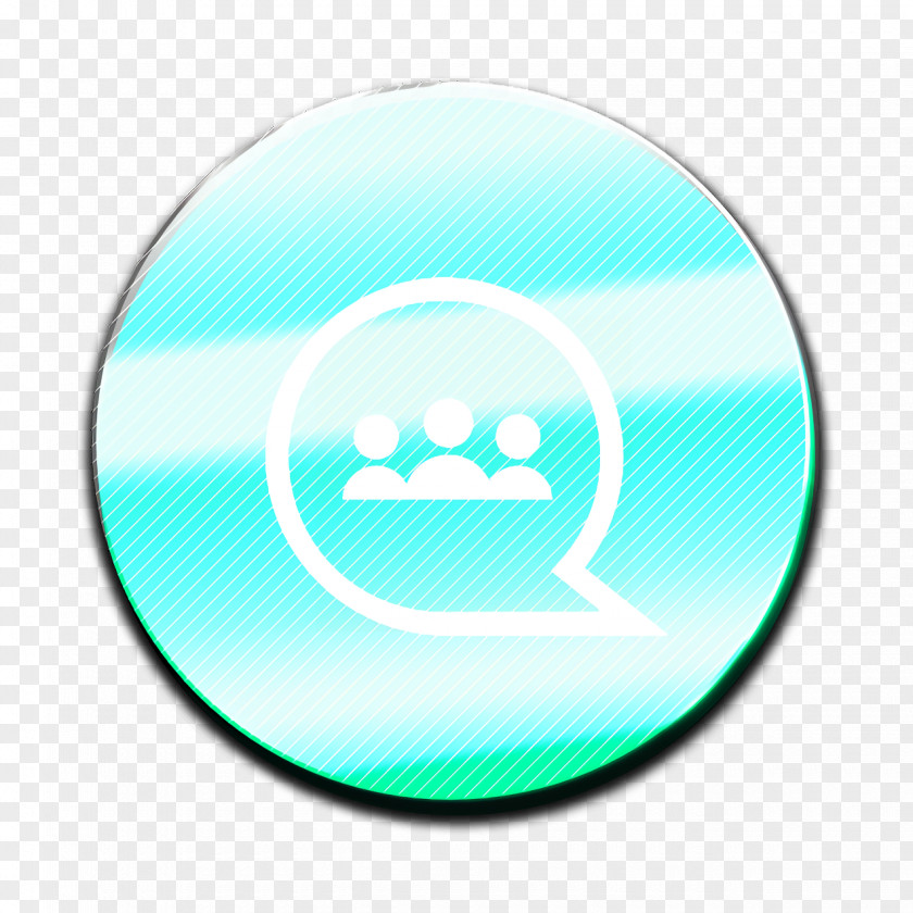 Electric Blue Logo Chat Bubble Icon Conversation Message PNG