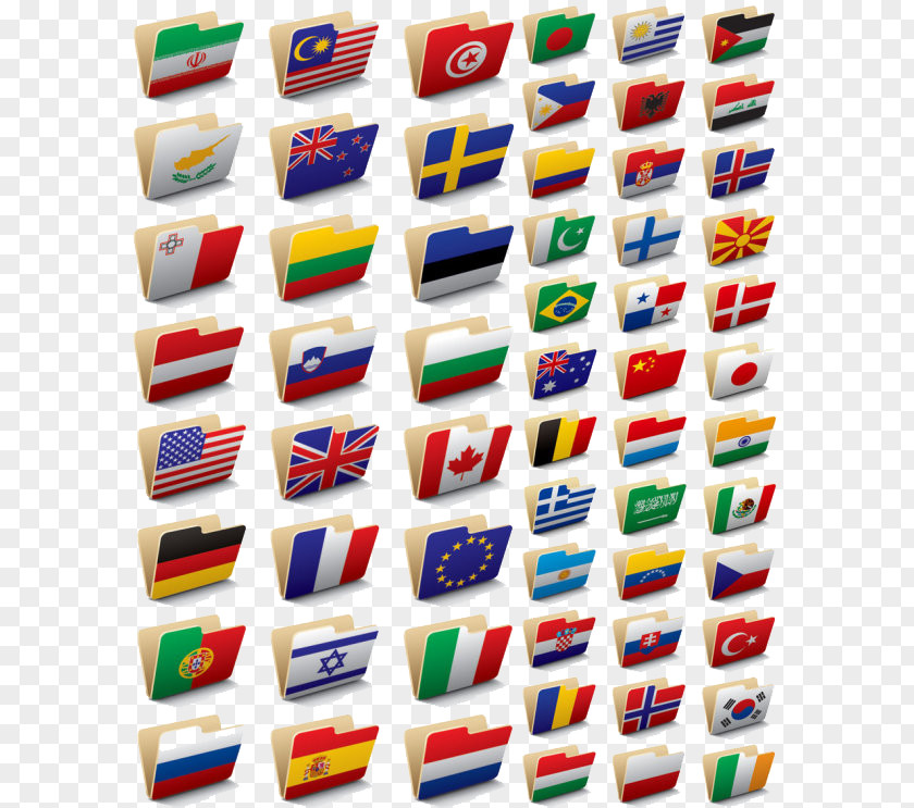 Flags Folder National Flag Directory Icon PNG