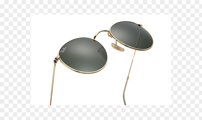 Ray Ban Ray-Ban Round Metal Aviator Sunglasses PNG