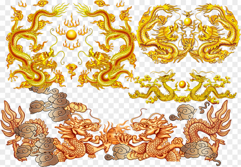 Dragon Pattern Download Chinese PNG