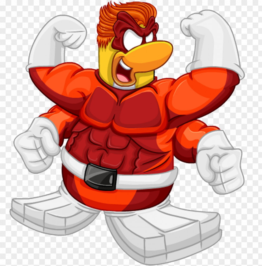 Penguin Club Island Superhero Iron Man PNG