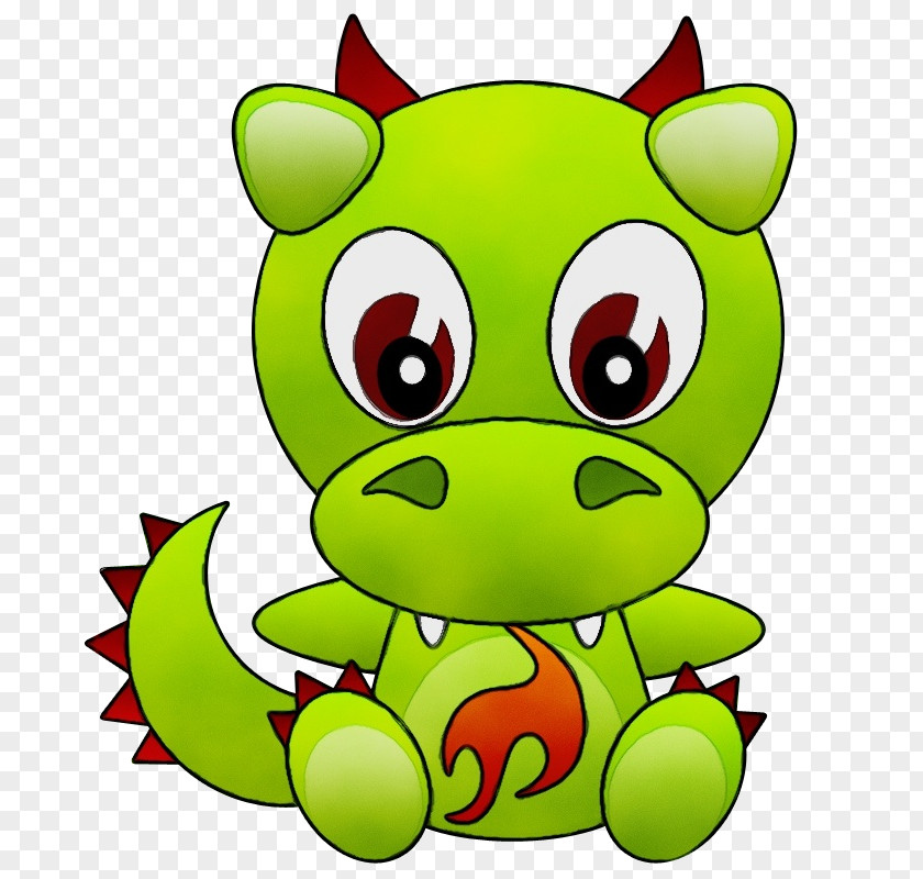 Smile Toy Green Cartoon Clip Art Fictional Character PNG