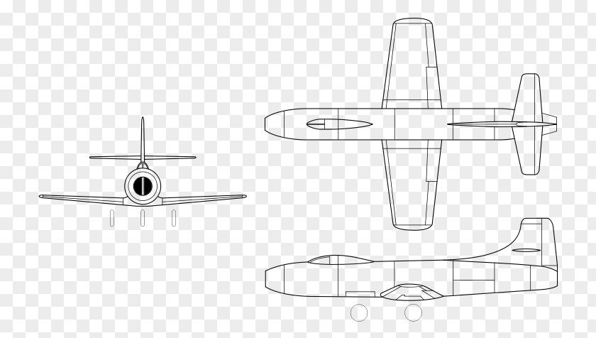 Airplane Douglas D-558-1 Skystreak Propeller Wing /m/02csf PNG