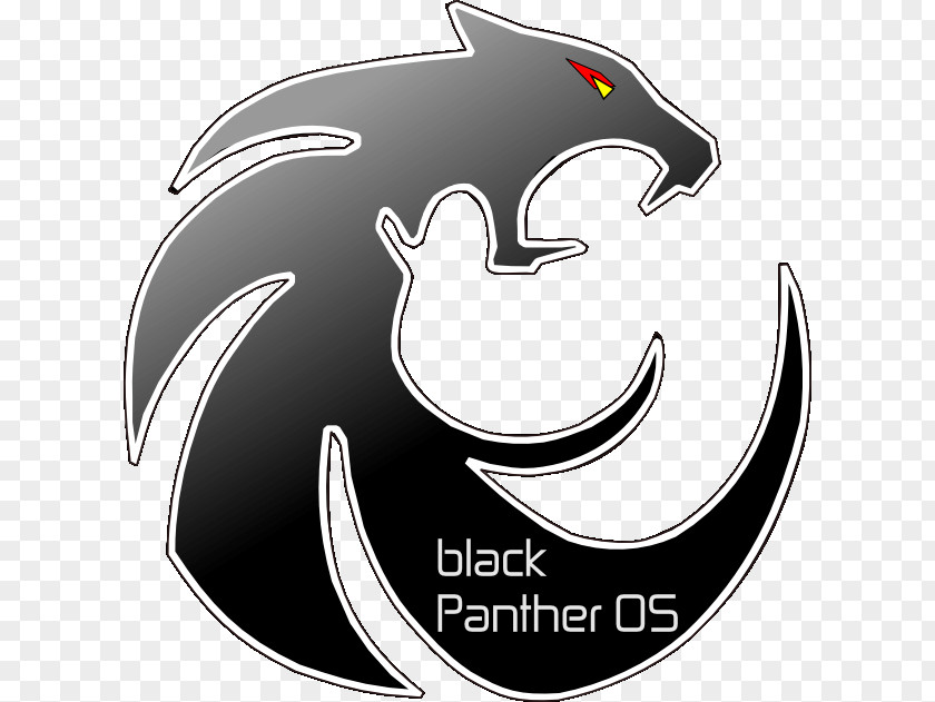 Black Panther BlackPanther OS Logo Linux Operating Systems PNG
