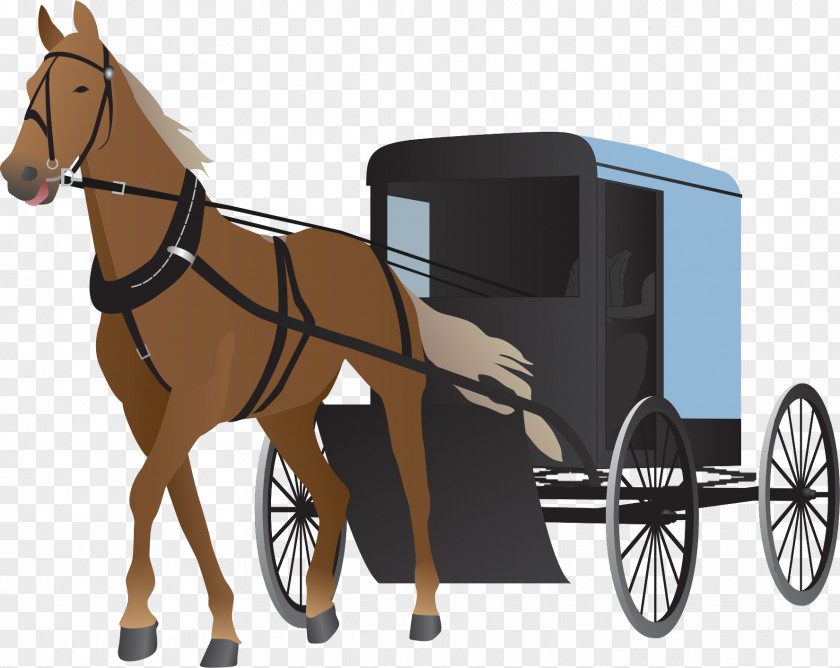 Carriage Horse And Buggy Horse-drawn Vehicle Clip Art PNG