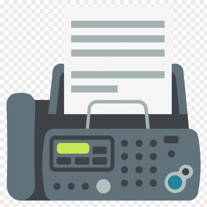 Emoji Fax Telephone Receiver Mobile Phones PNG
