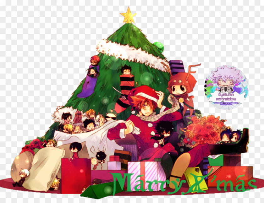 Reborn Tsunayoshi Sawada Reborn! Christmas Ornament PNG