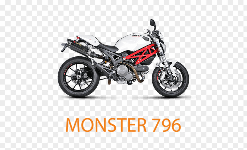 Car Ducati Monster 696 Exhaust System 748 PNG