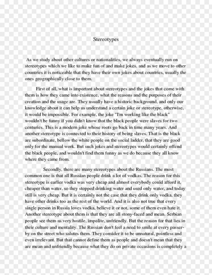 Stereotype Gordon College Essay Education Book Comentario De Textos PNG