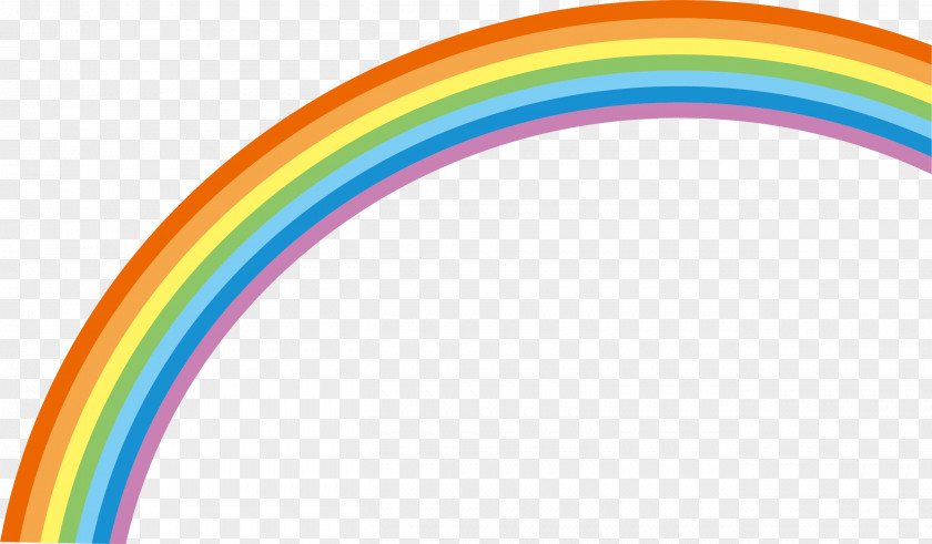 Vector Rainbow Illustration PNG