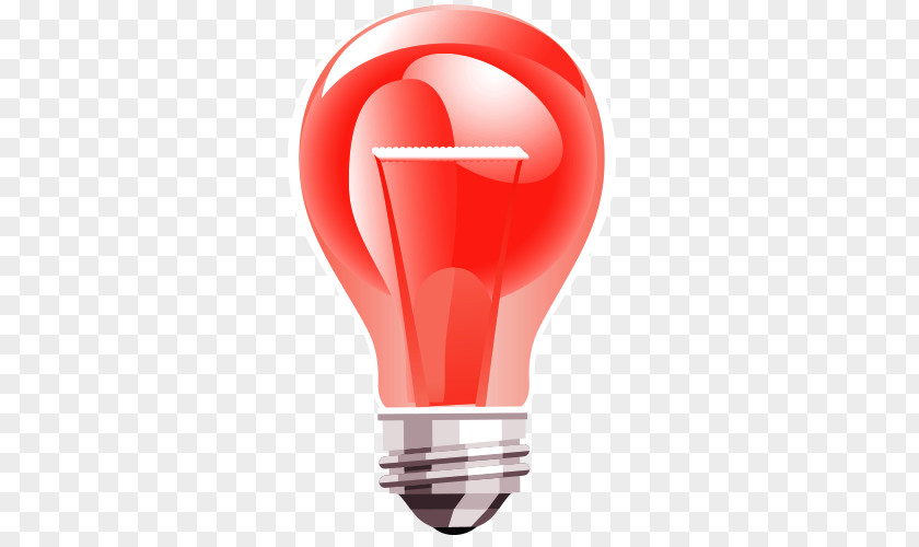 Cartoon Light Bulb Incandescent Lamp PNG